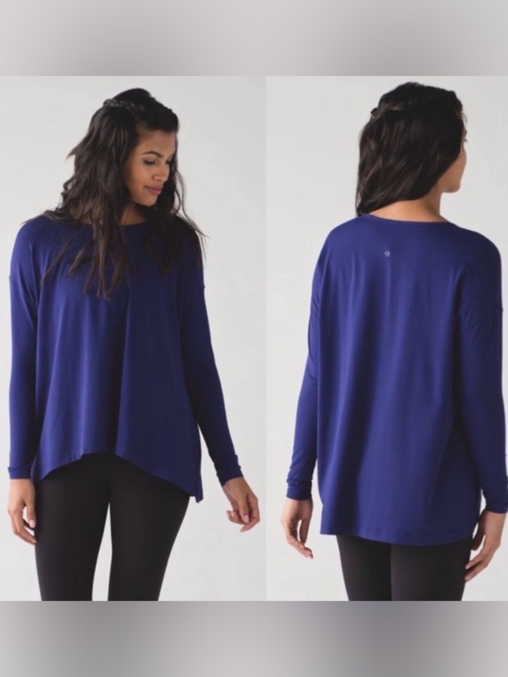 lululemon‎ athletica city bound Long-Sleeve Top in emperor Blue